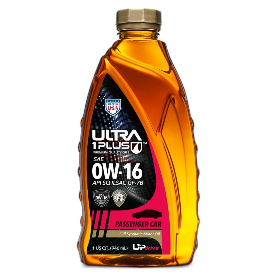 Ultra1Plus SAE 0W-16 Full Synthetic Motor Oil, API SQ, ILSAC GF-7B