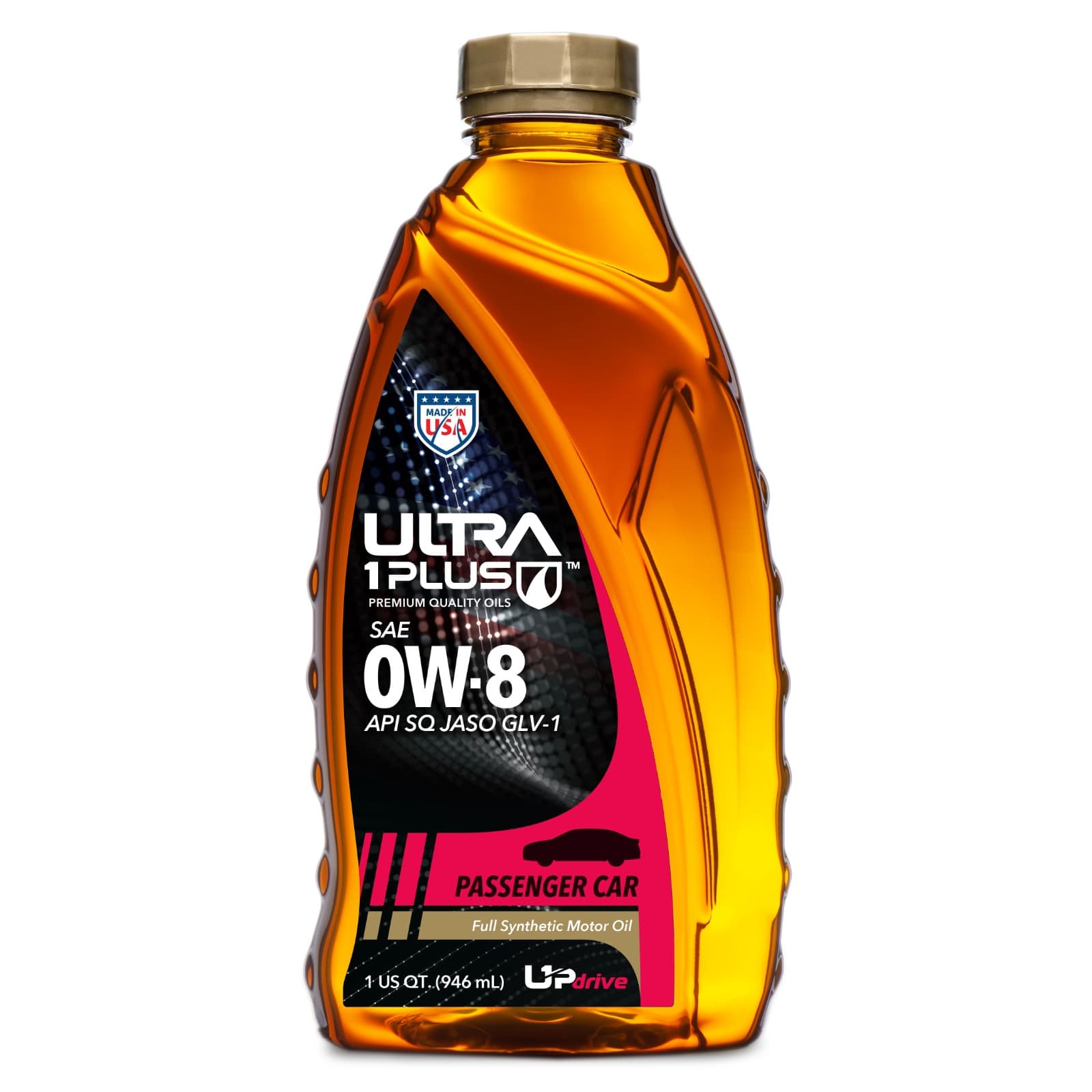 Ultra1Plus SAE 0W-8 Full Synthetic Motor Oil API SQ JASO GLV-1