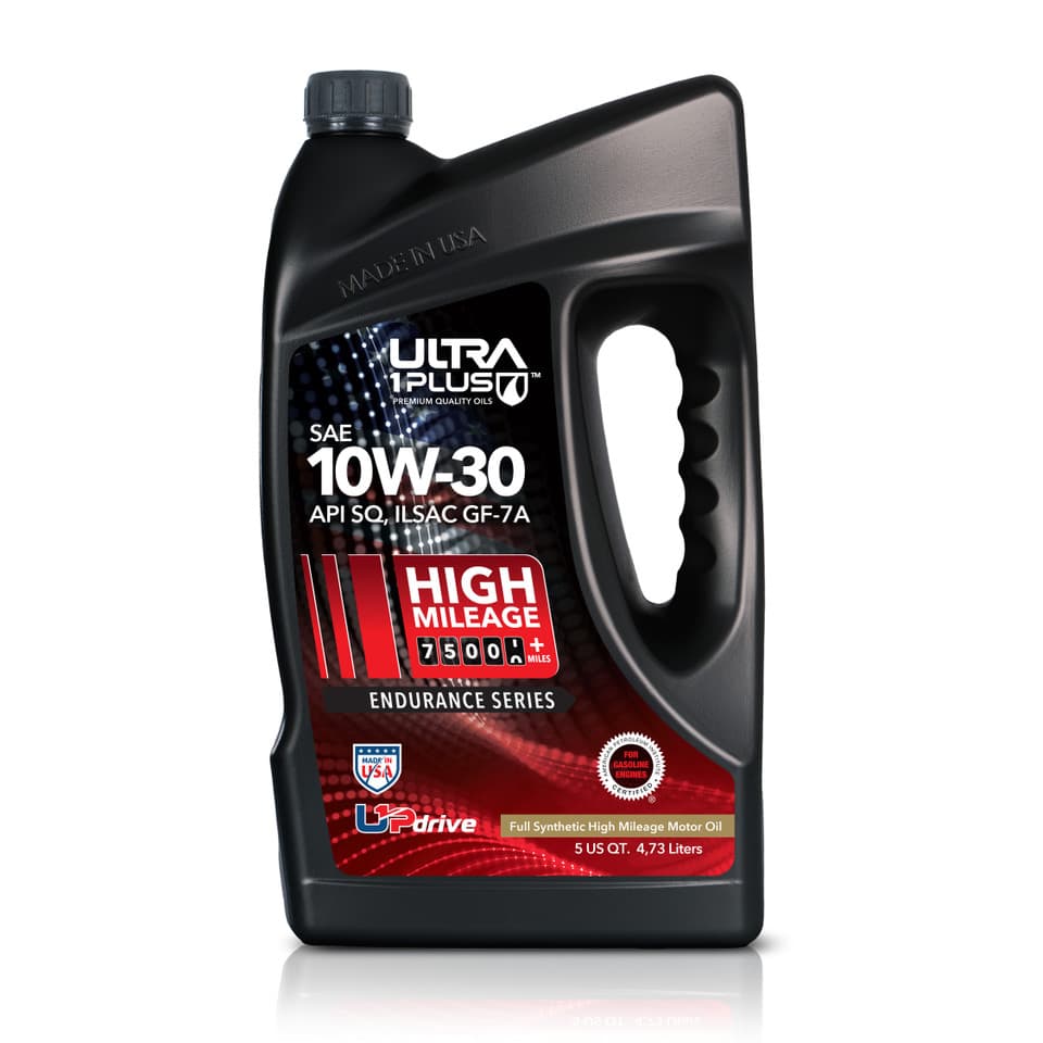 Ultra1Plus SAE 10W-30 Full Synthetic High Mileage Motor Oil API SQ ILSAC GF-7A