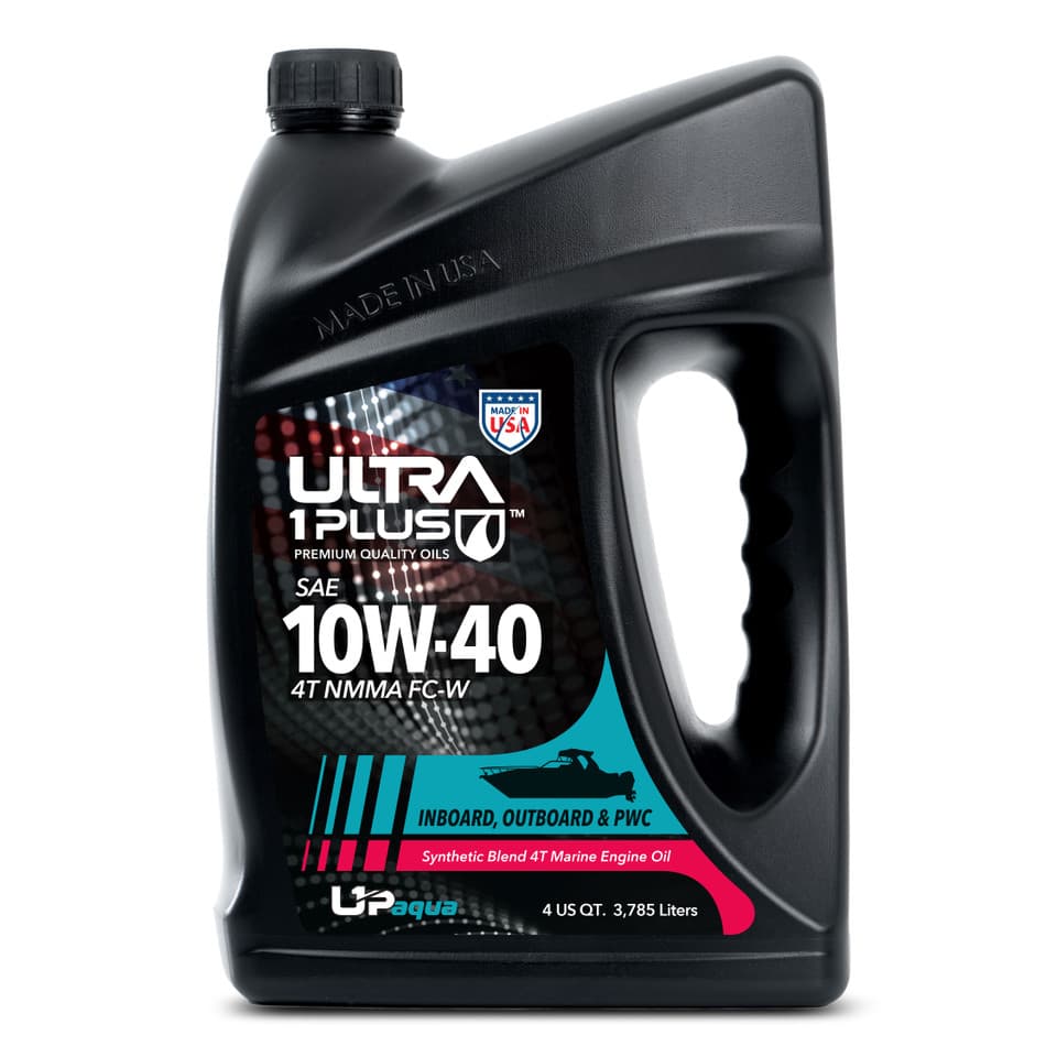 Ultra1Plus SAE 10W-40 Synthetic Blend 4T Marine Engine Oil