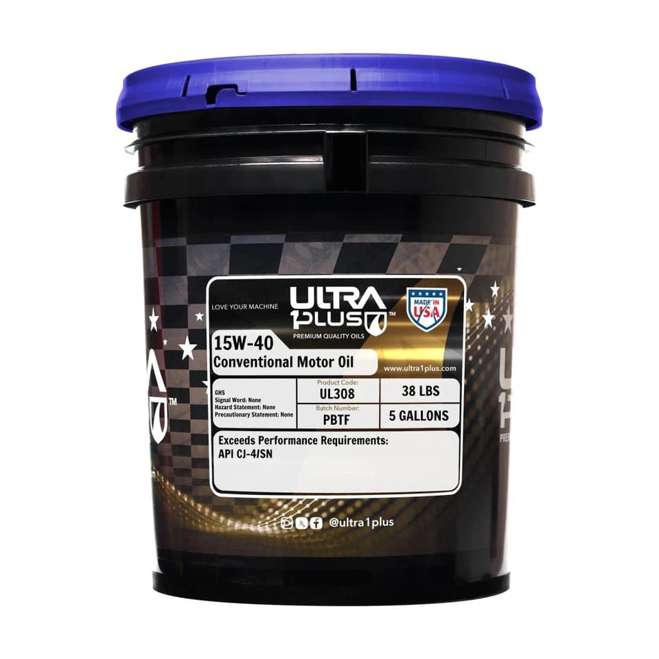 Ultra1Plus SAE 15W-40 Heavy Duty Diesel Engine Oil API CJ-4/SN