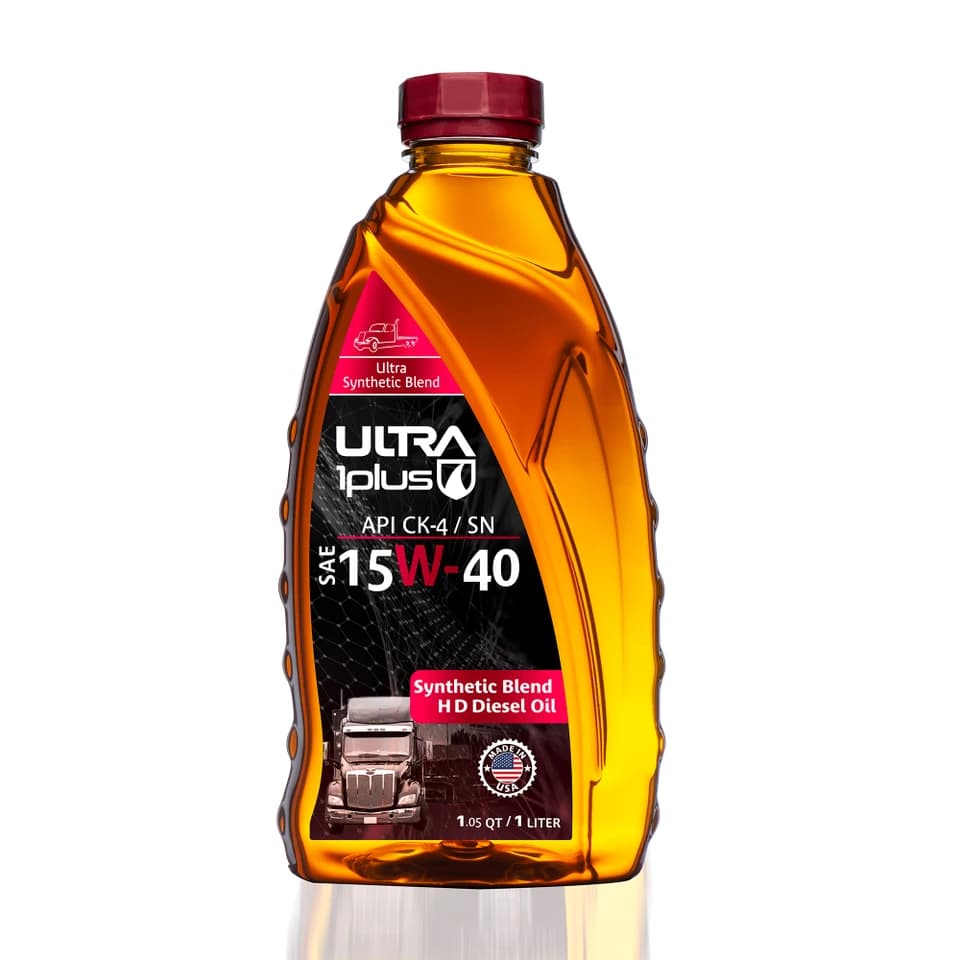 Ultra1Plus SAE 15W-40 Synthetic Blend Heavy Duty Diesel Engine Oil API CK-4/SN