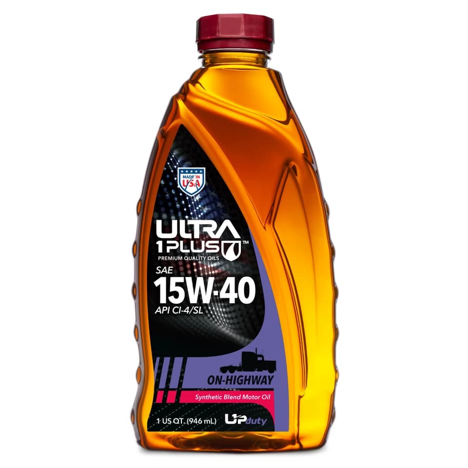Ultra1Plus SAE 15W-40 Synthetic Blend Heavy-Duty Diesel Motor Oil API CI-4/SL
