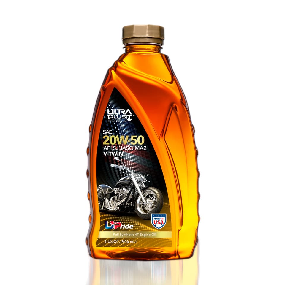Ultra1Plus SAE 20W-50 Full Synthetic 4T V-Twin Engine Oil