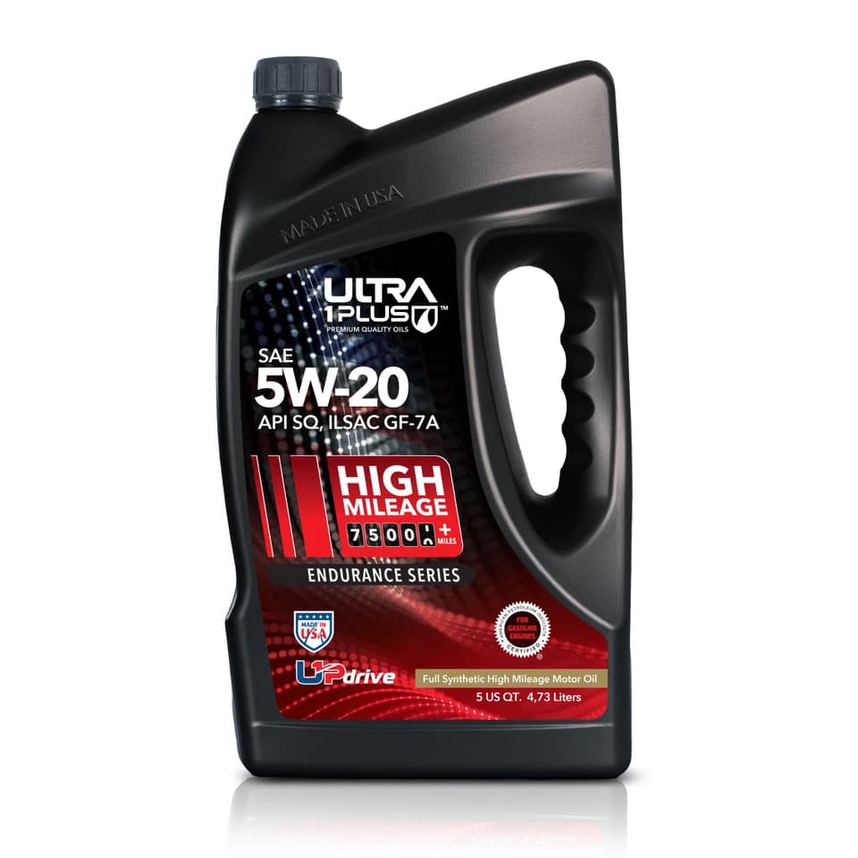 Ultra1Plus SAE 5W-20 Full Synthetic High Mileage Motor Oil API SQ ILSAC GF-7A