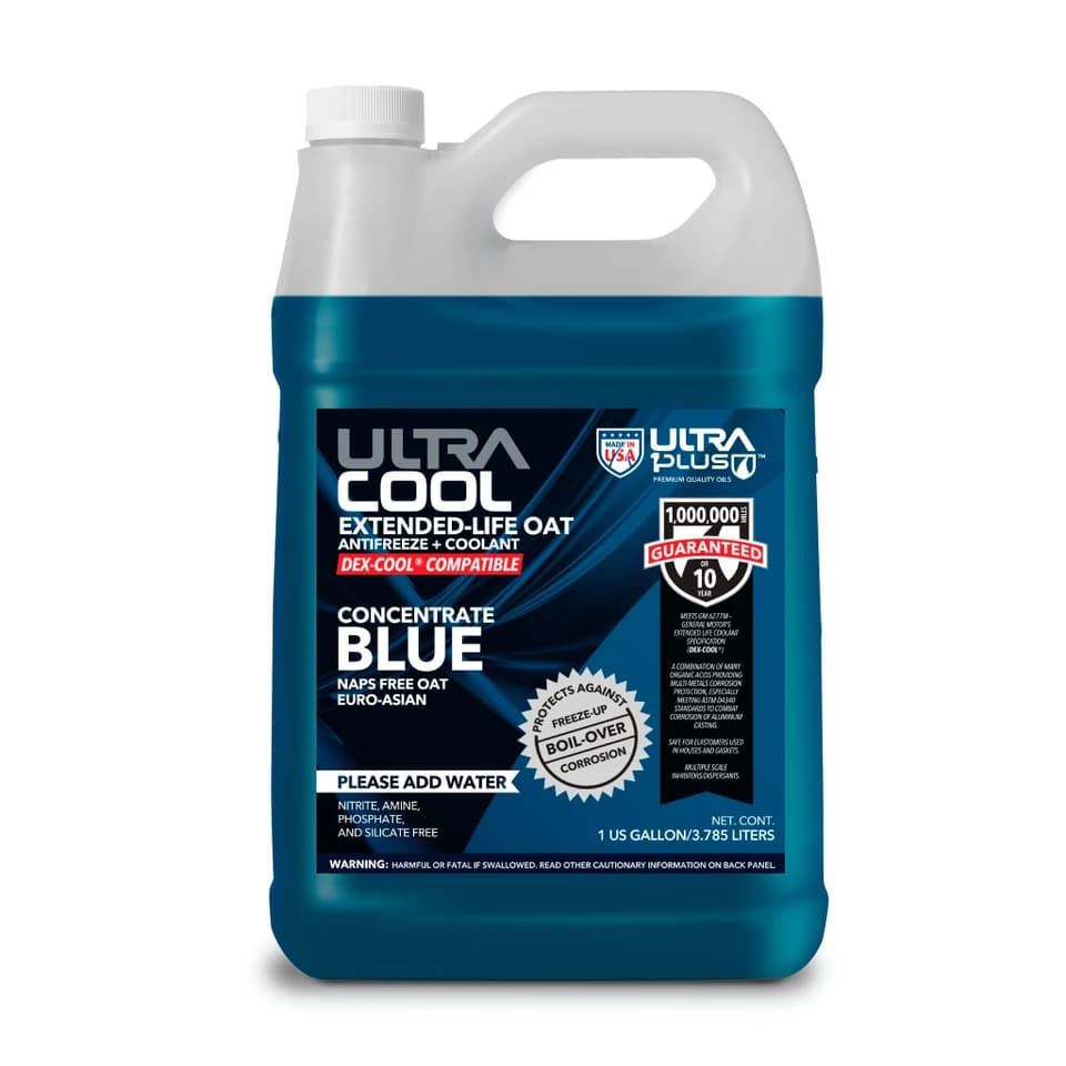 UltraCool Blue OAT NAPS-Free Extended Life Antifreeze & Coolant Concentrate