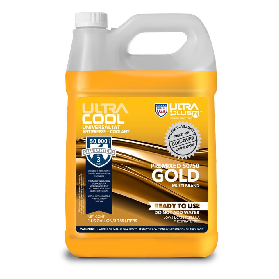 UltraCool Gold IAT Universal Antifreeze & Coolant Premixed 50/50