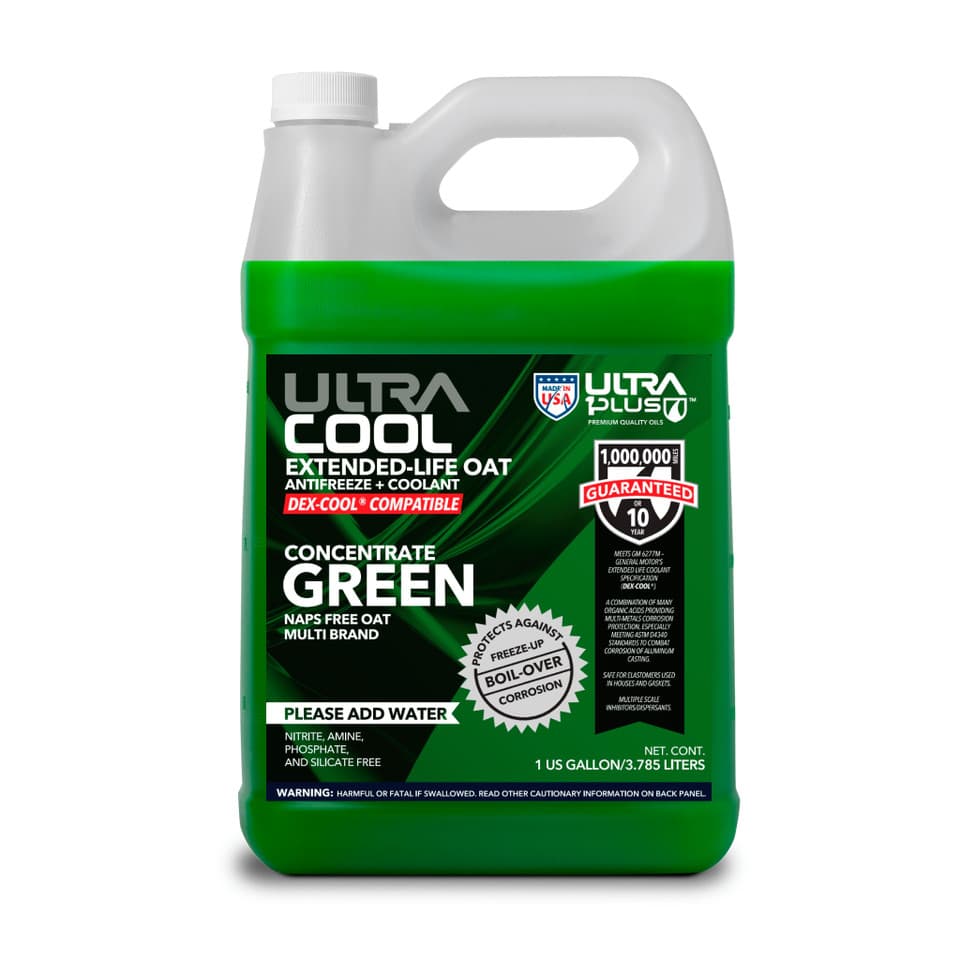 UltraCool Green OAT NAPS-Free Extended Life Antifreeze & Coolant Concentrate