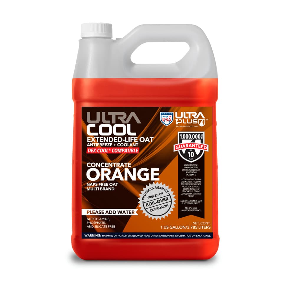 UltraCool Orange OAT NAPS-Free Extended Life Antifreeze & Coolant Concentrate