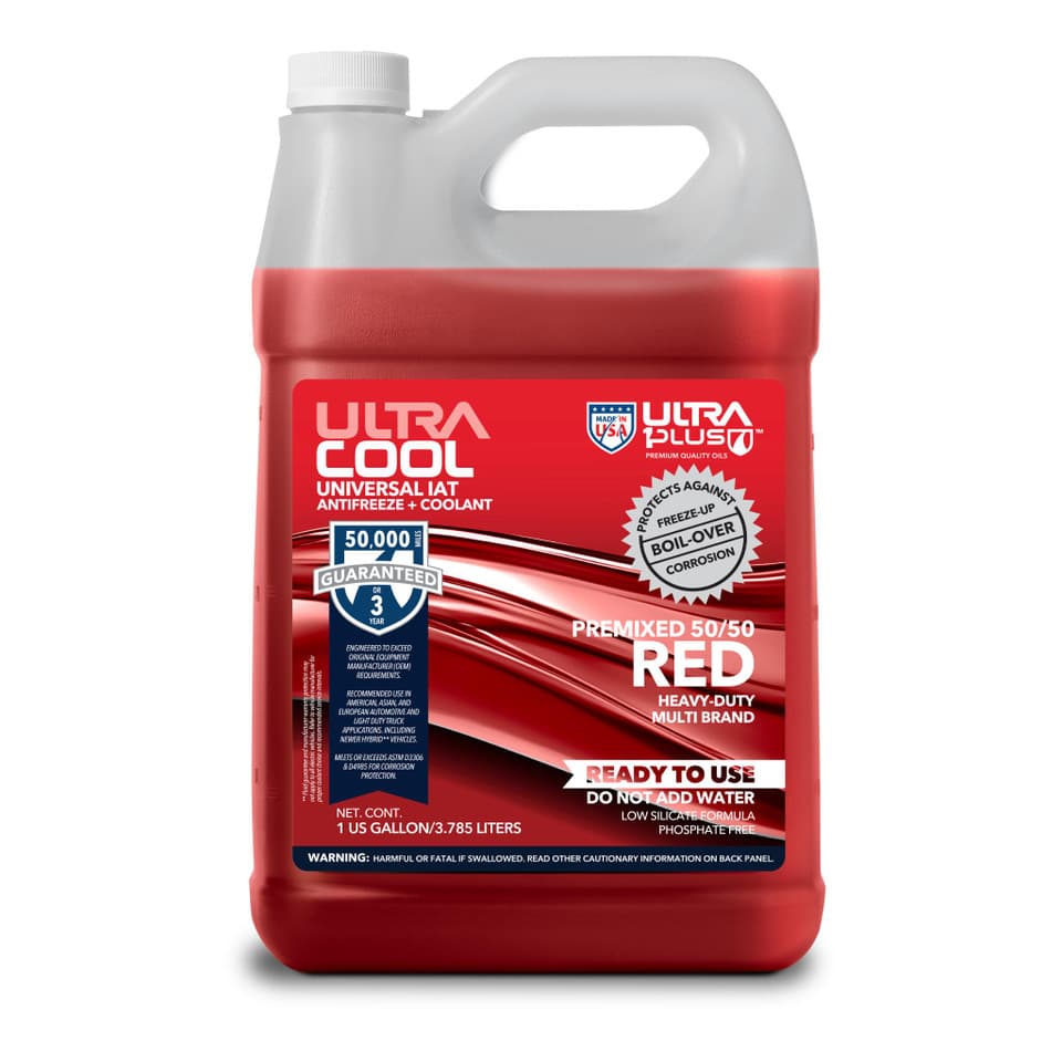 UltraCool Red IAT Universal Heavy-Duty Antifreeze & Coolant Premixed 50/50