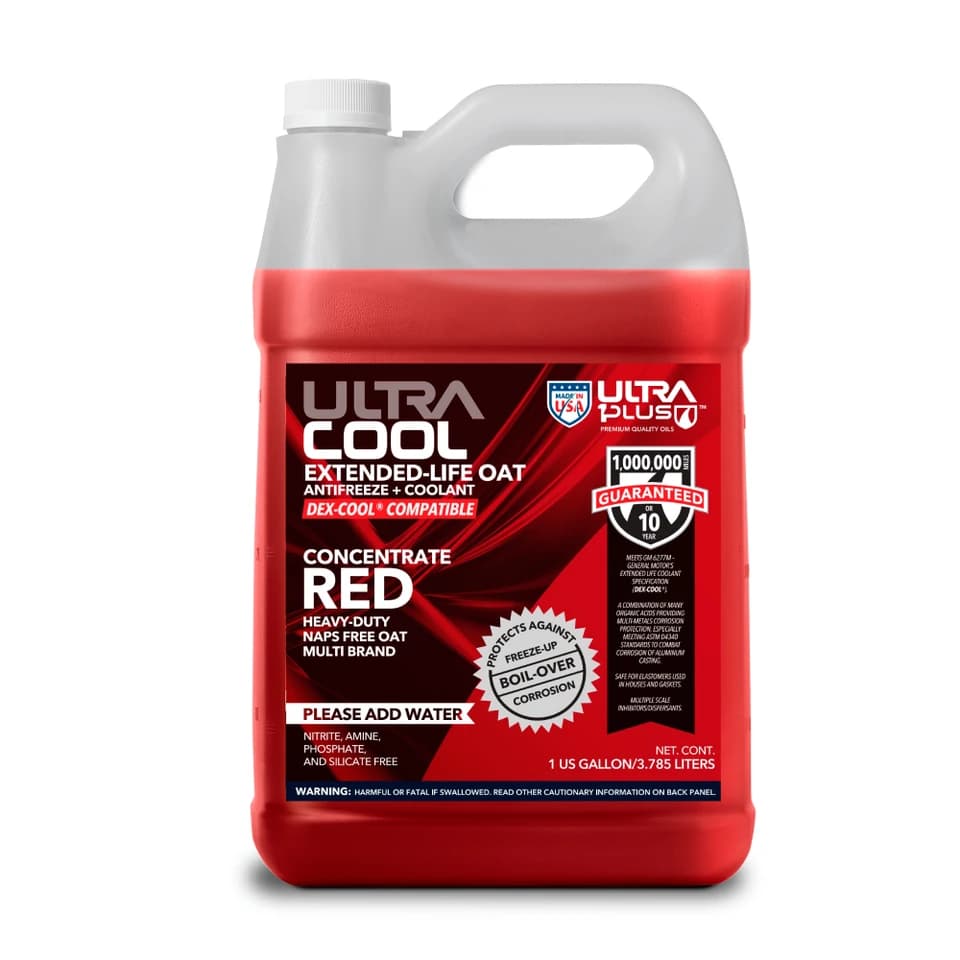 UltraCool Red OAT NAPS-Free Extended Life Heavy-Duty Antifreeze & Coolant Concentrate