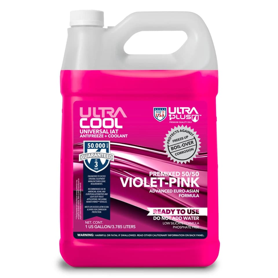 UltraCool Violet Pink IAT Universal Antifreeze & Coolant Premixed 50/50