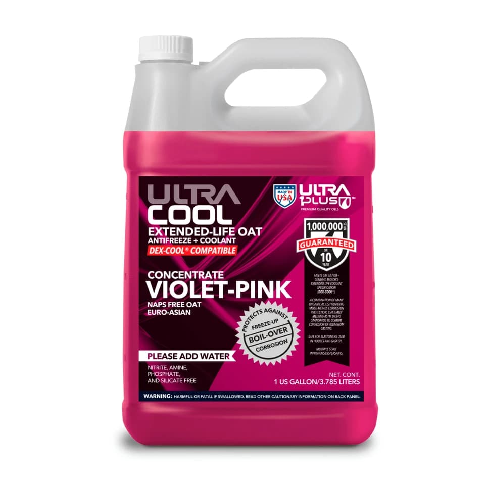 UltraCool Violet Pink OAT Extended Life Antifreeze & Coolant Concentrate